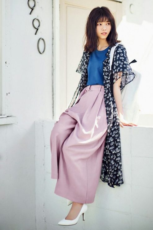 春夏　流行　穿搭